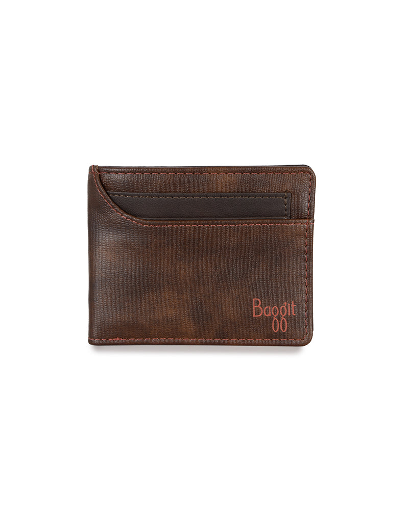 Actor Brown Small Two Fold Wallet