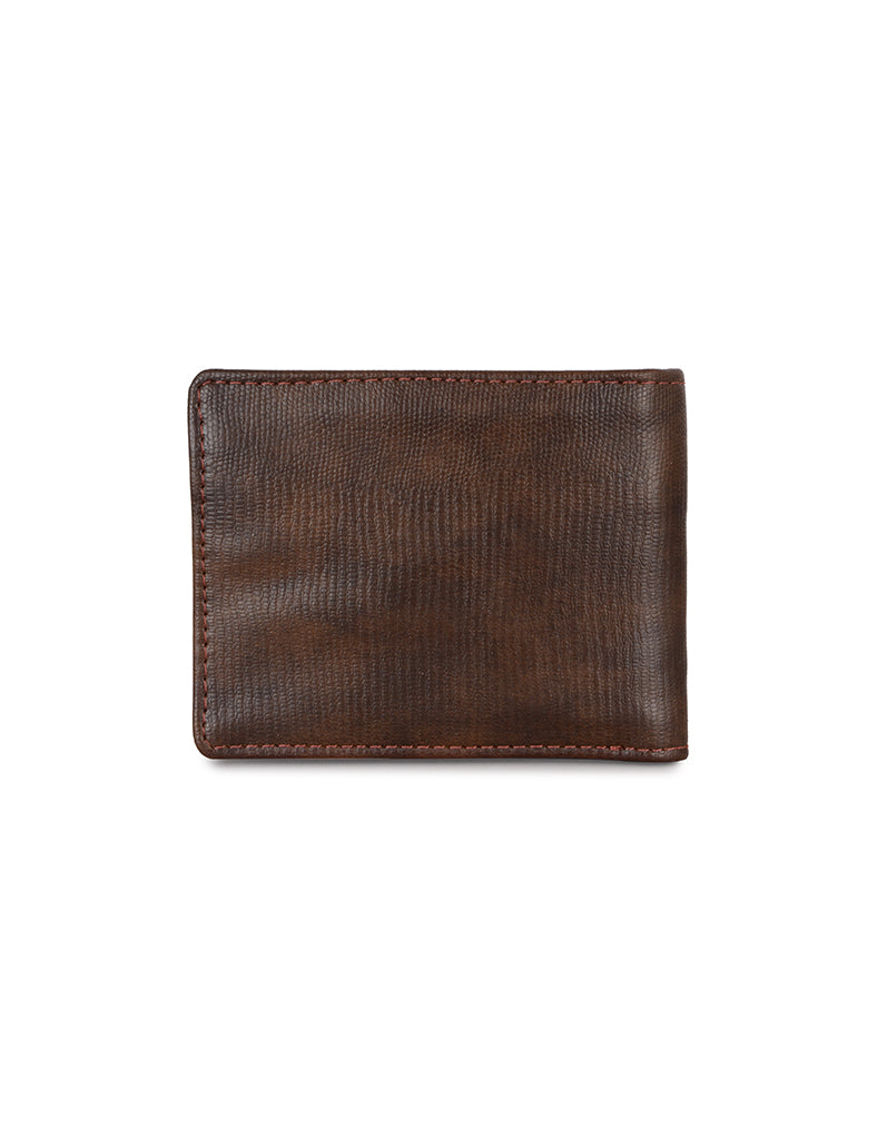 Actor Brown Small Two Fold Wallet