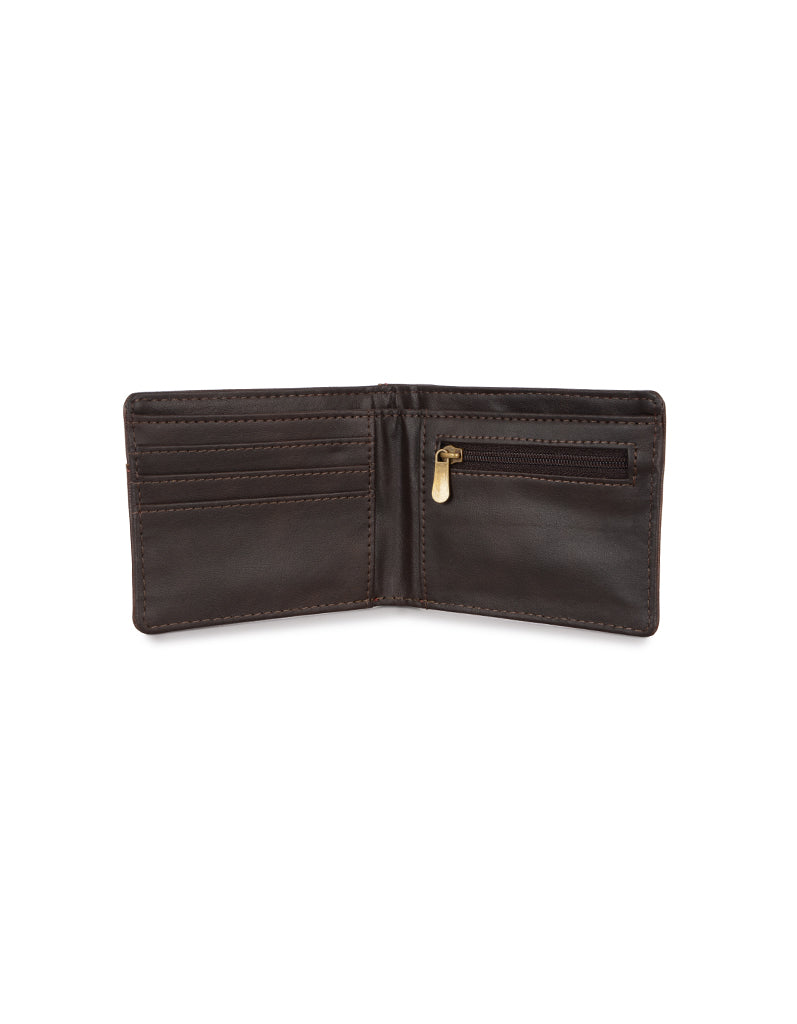 Actor Brown Small Two Fold Wallet