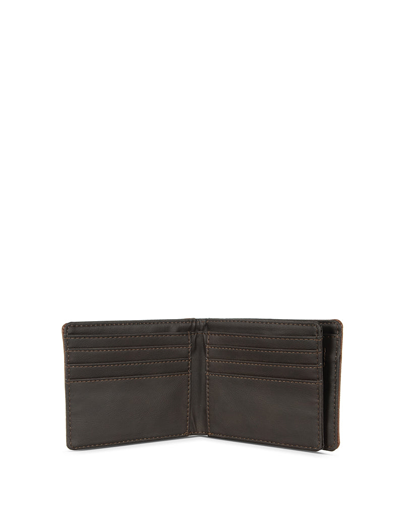 Aspire Brown Small Two Fold Wallet