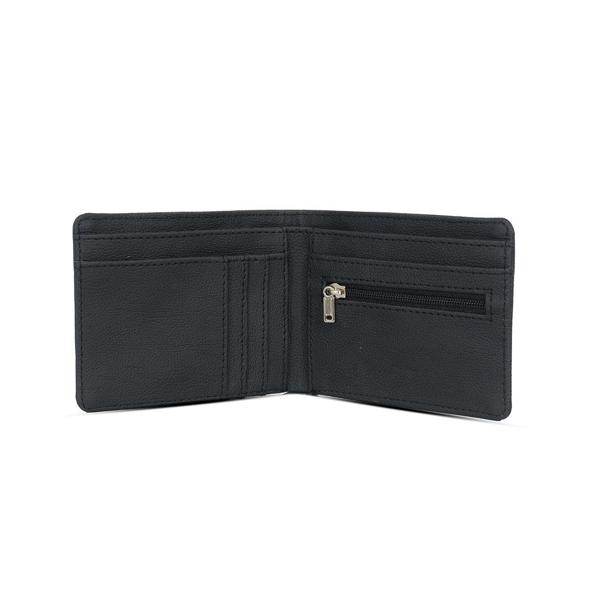 Crops Black Small Two Fold Wallet