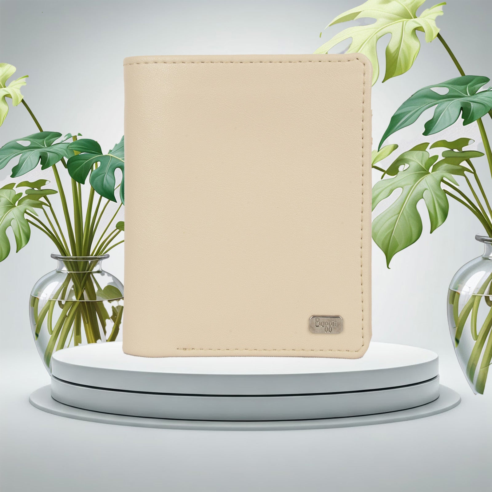 Gomes Baniyas Offwhite Small Fold Wallets