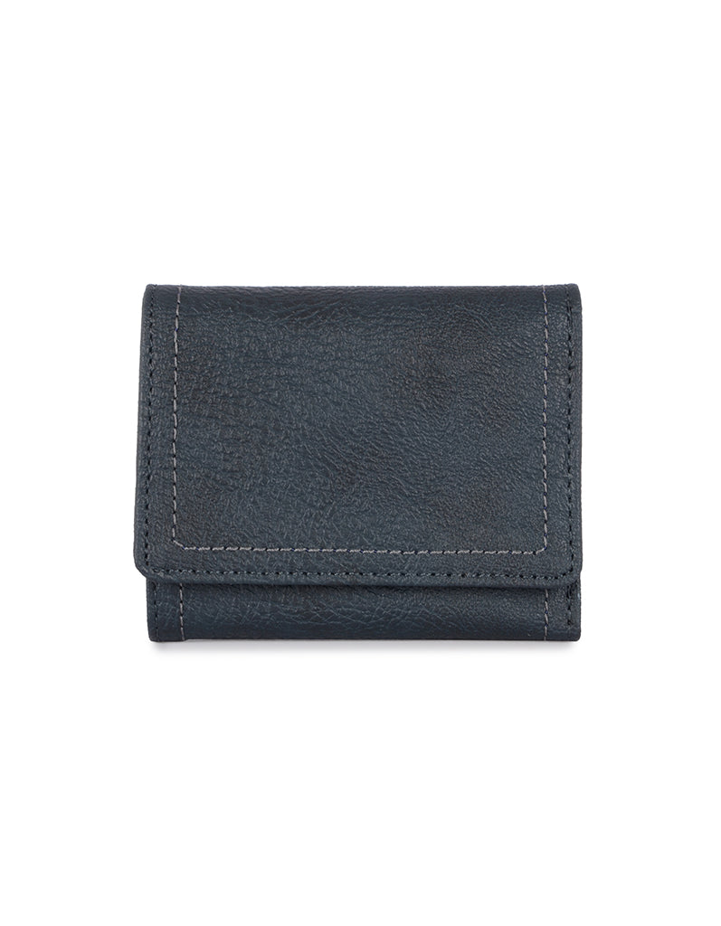 Spiritual Blue Small Three Fold Wallet
