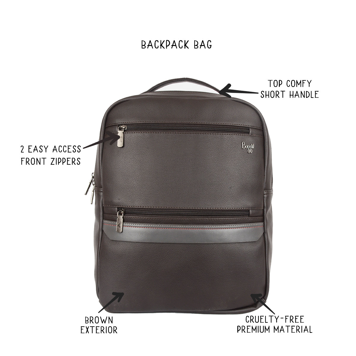 Bestseller Brown Large Backpack Bag