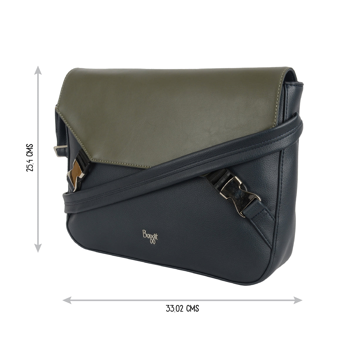 Cred Blue Medium Messenger Bags
