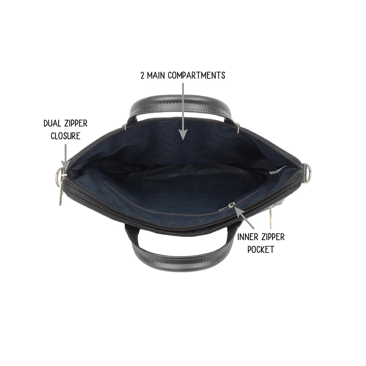 Equinox Black Large Laptop Bags