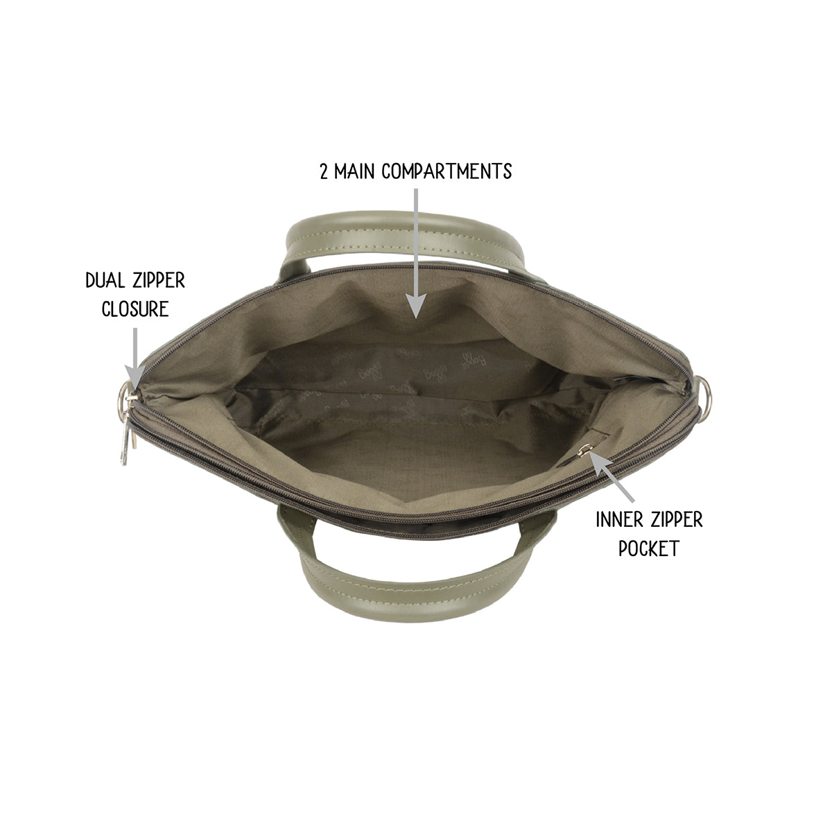 Equinox Green Large Laptop Bag