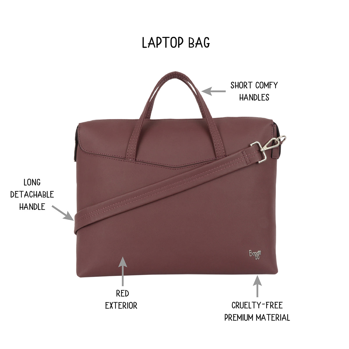 Exide Red Large Laptop Bag