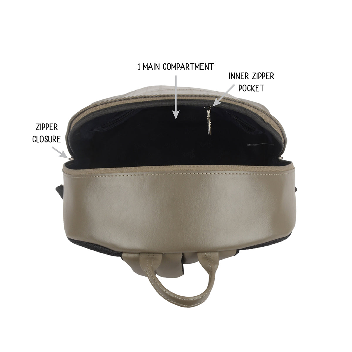 Jacksy Beige Large Laptop Bag Bags