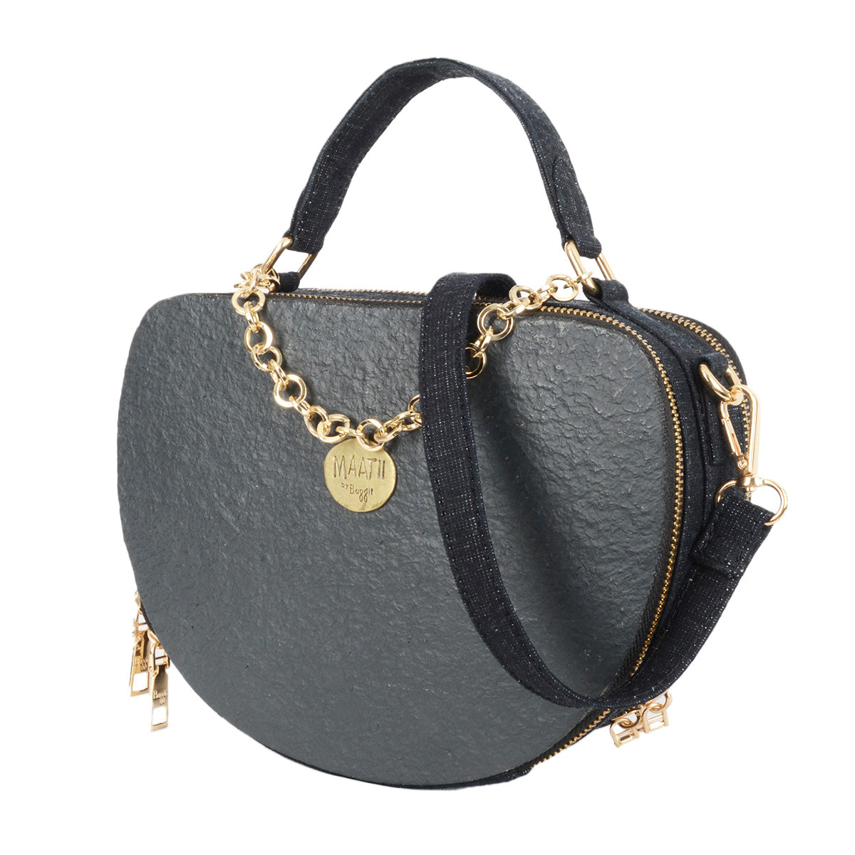 Fullmoon Black Small Saddle Bags