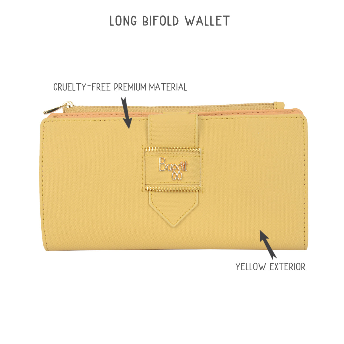 Finey Yellow XL Two Fold wallets