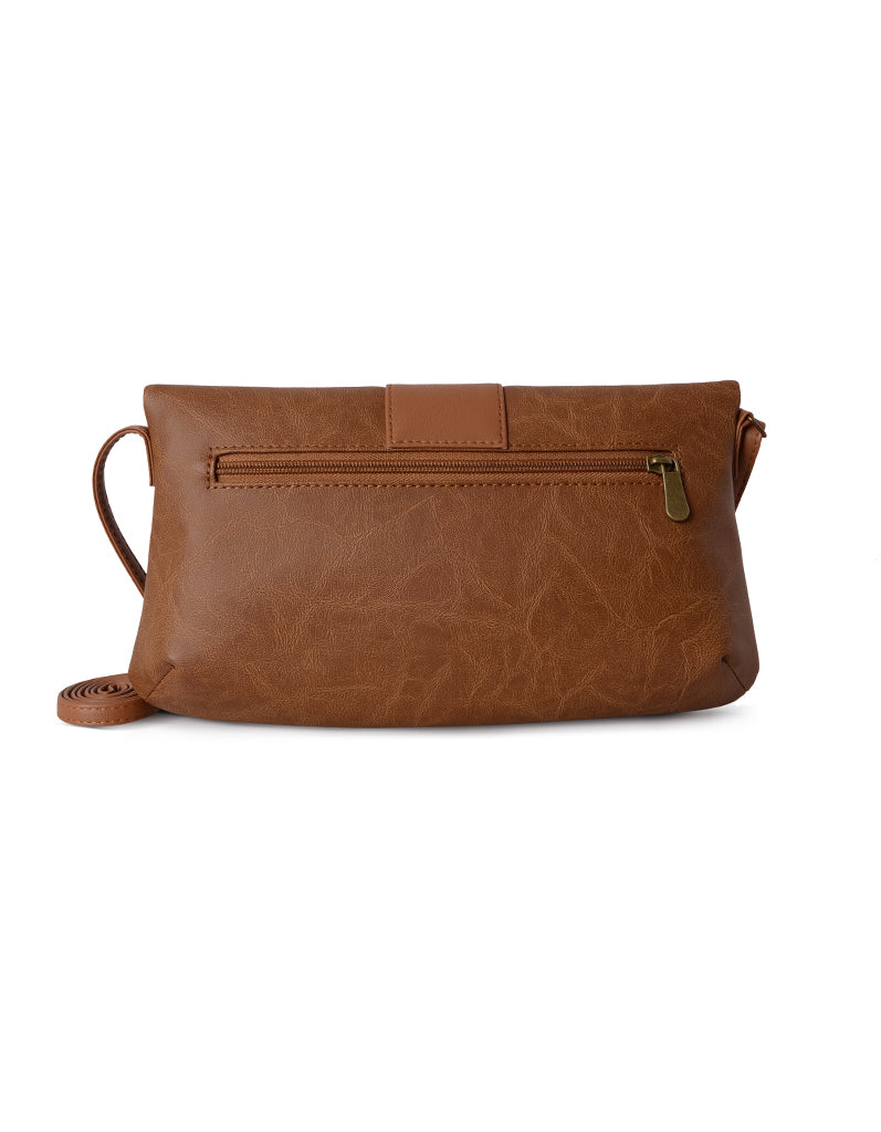 Celeb Tan Small Saddle Bag