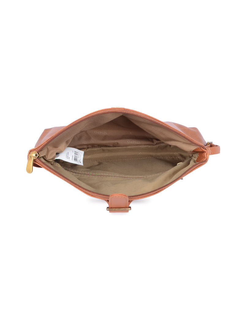 Celeb Tan Small Saddle Bag