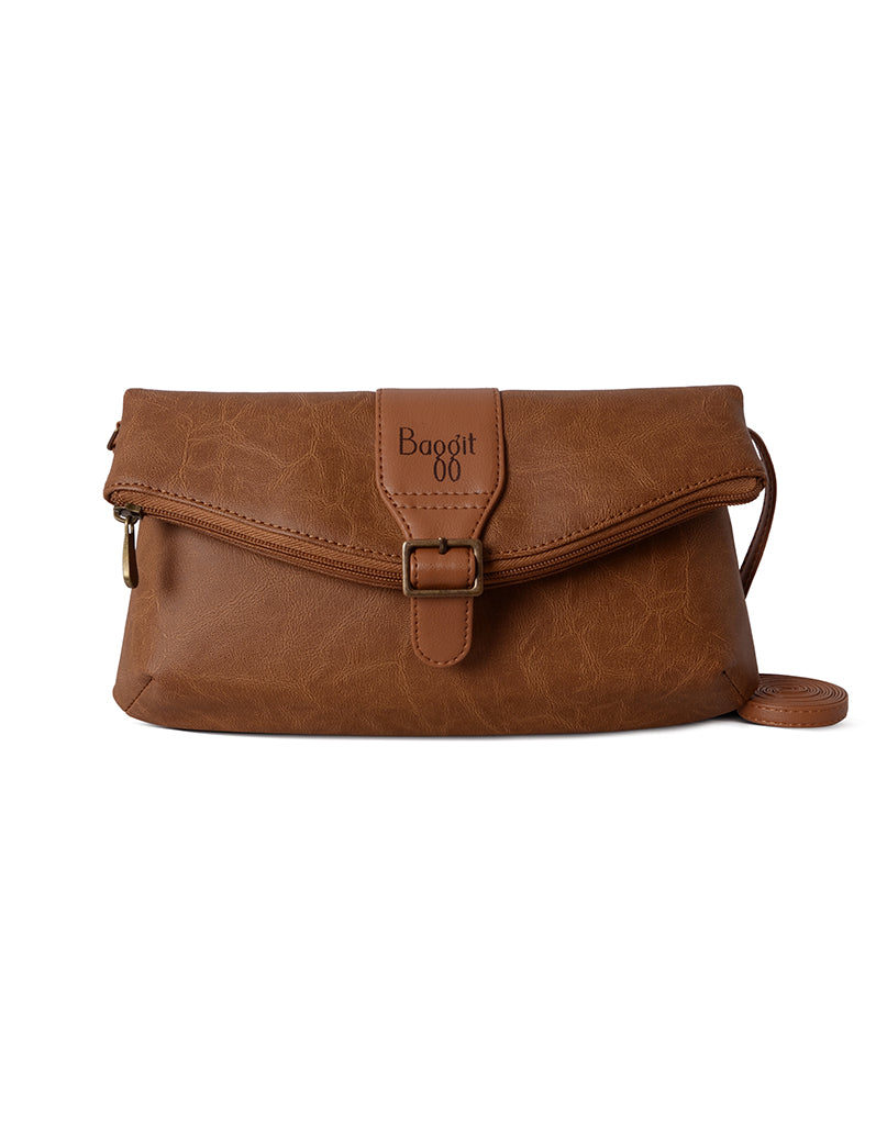 Celeb Tan Small Saddle Bag