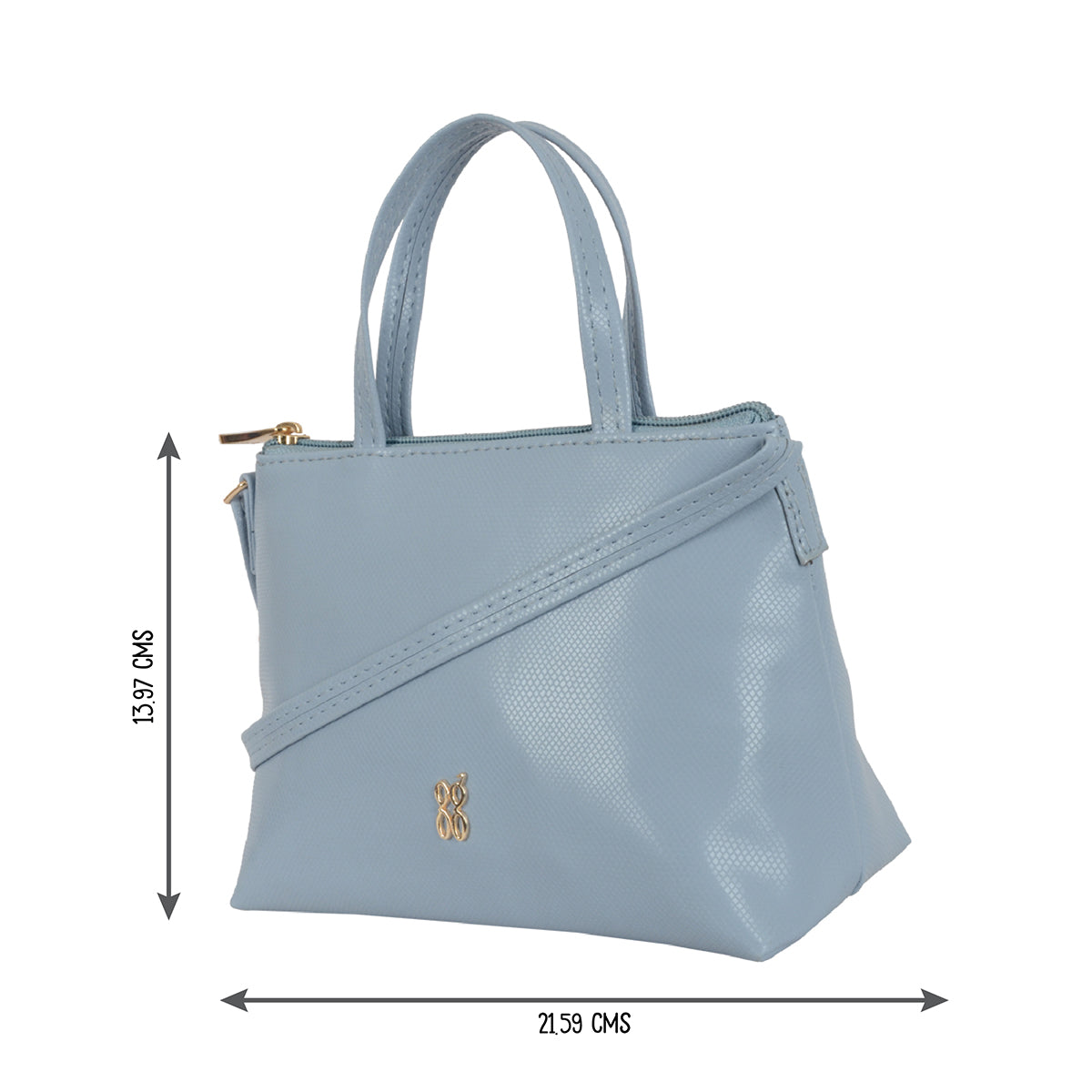 Alyssa Blue XS Satchel Sling Bags
