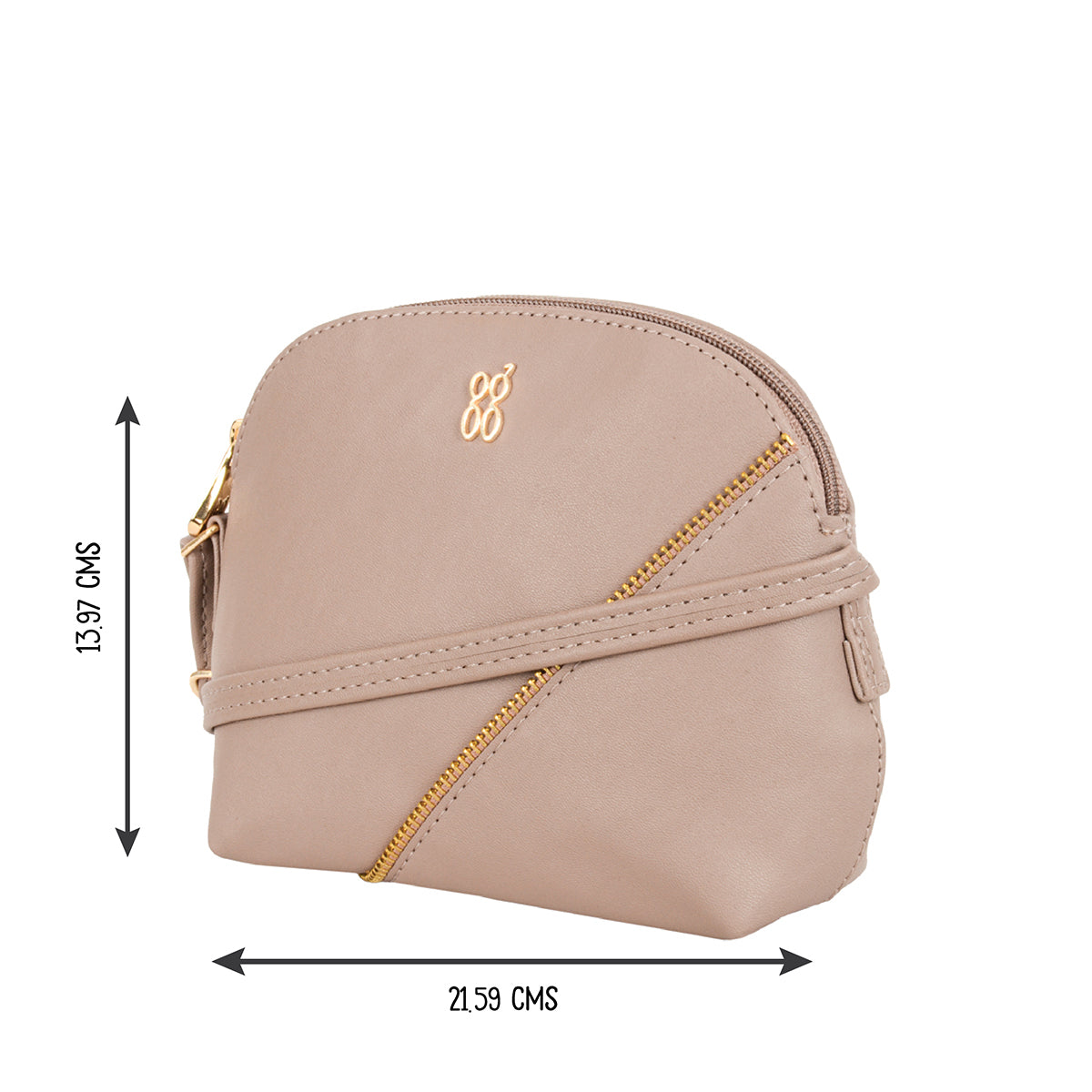 Askin Beige XXS Bowling Sling Bags