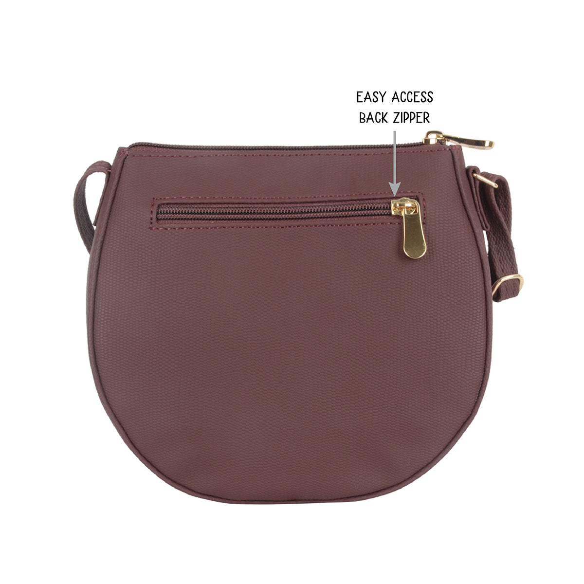 Brianna Red Large Saddle Sling Bags