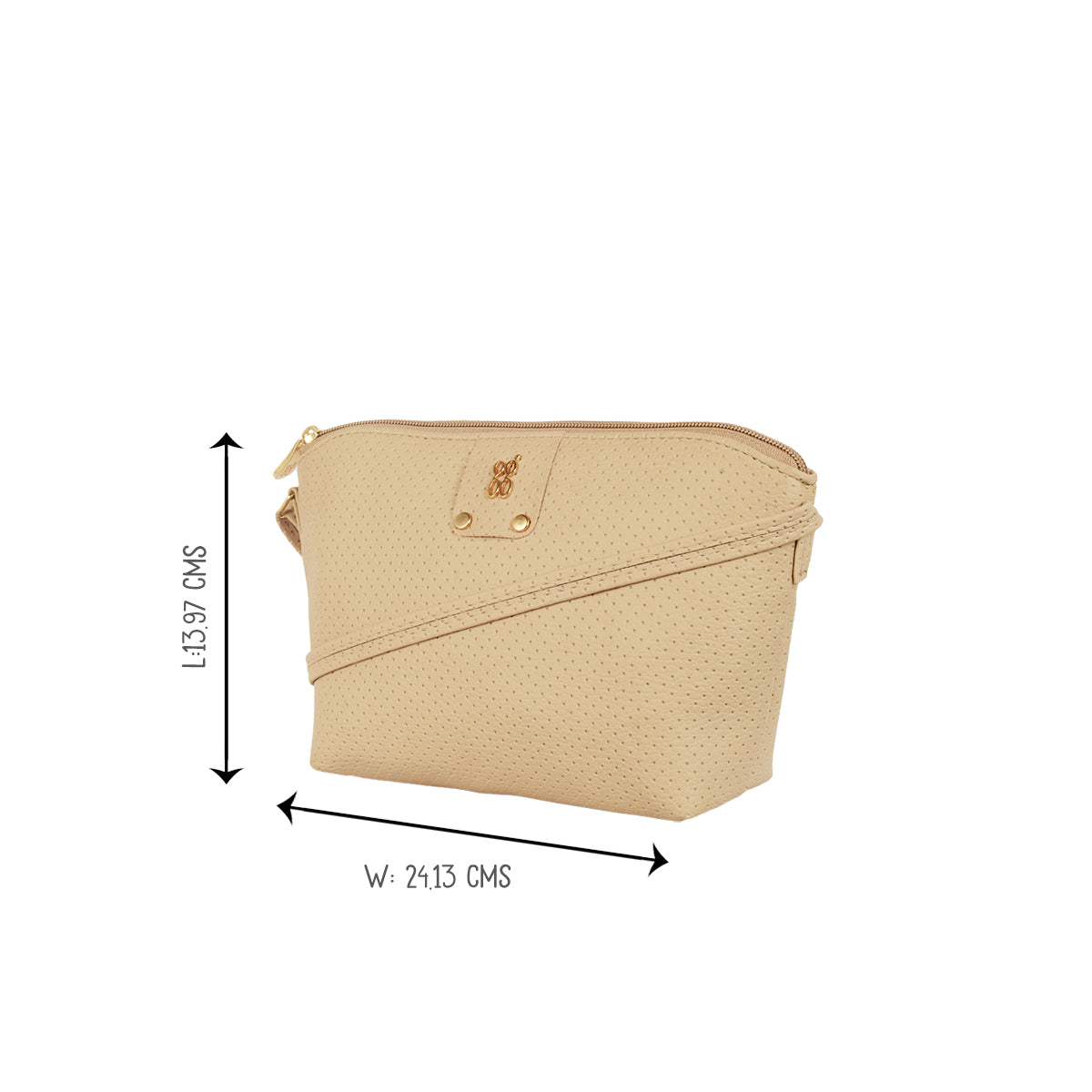 Clear Beige Oversize Satchel Bag