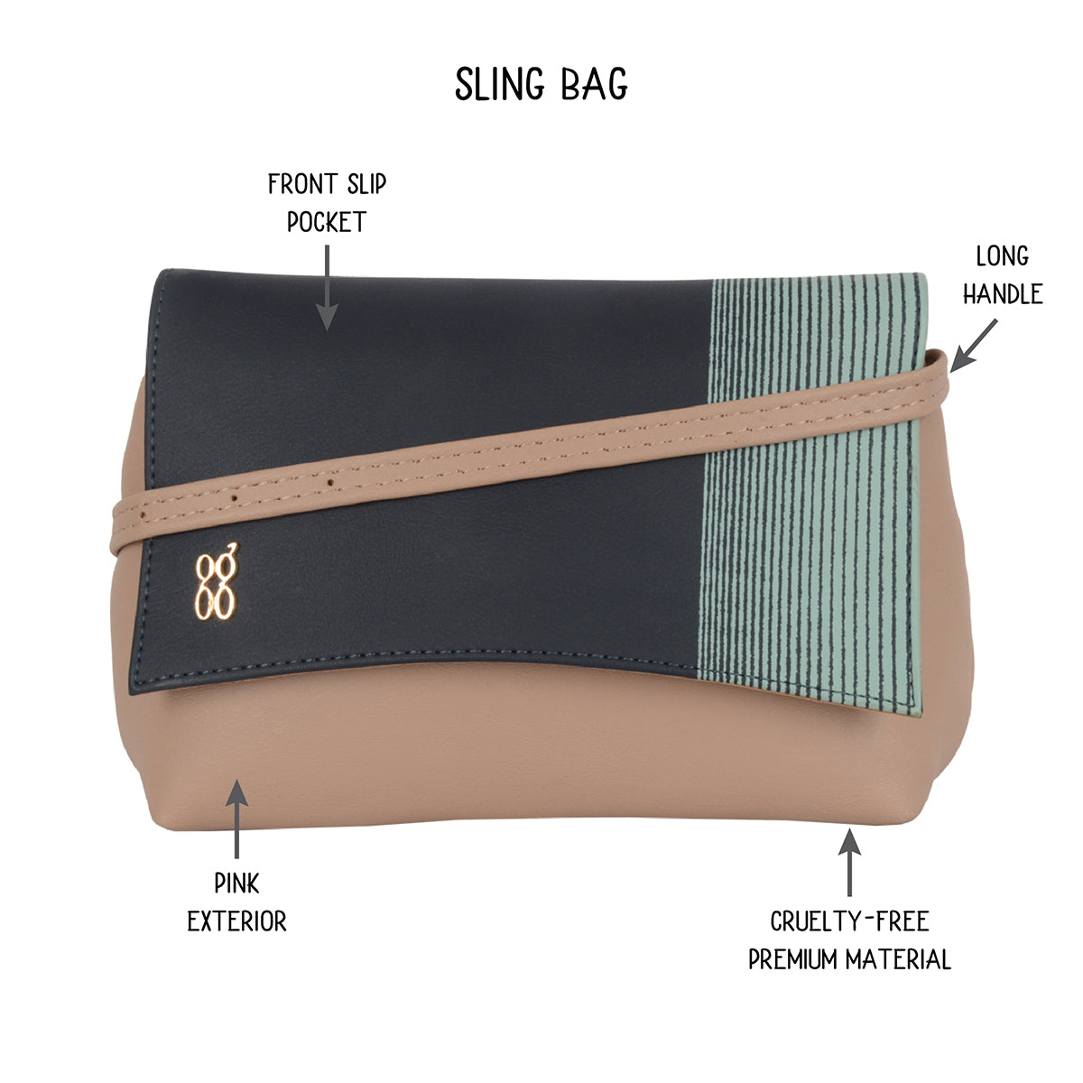 Dect Pink XXS Satchel Sling Bags