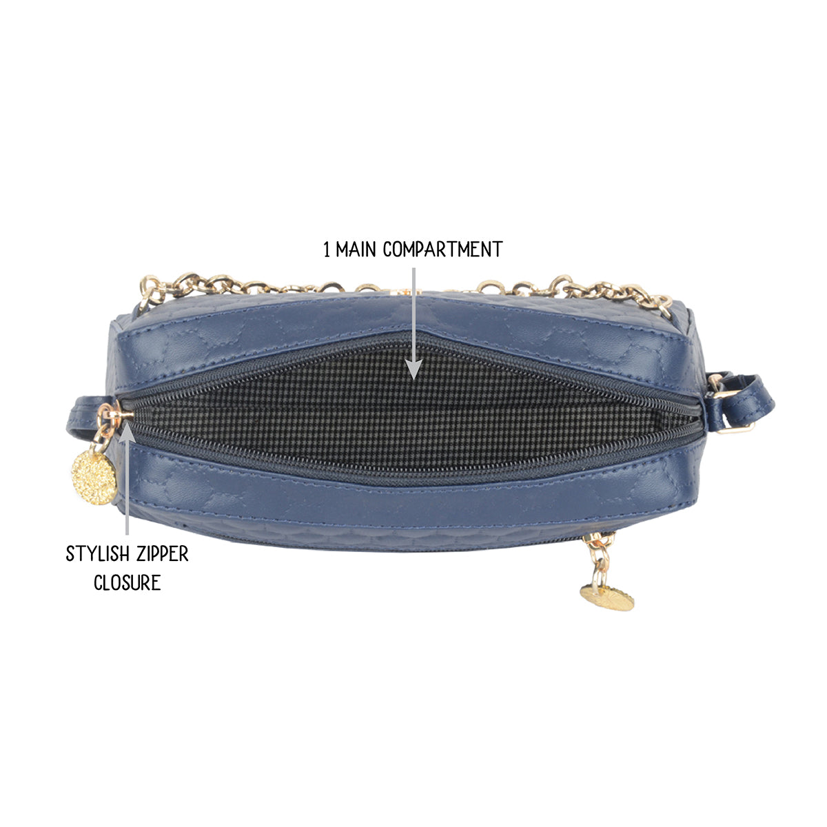 Jephers Blue XS Camera Bag Sling Bags