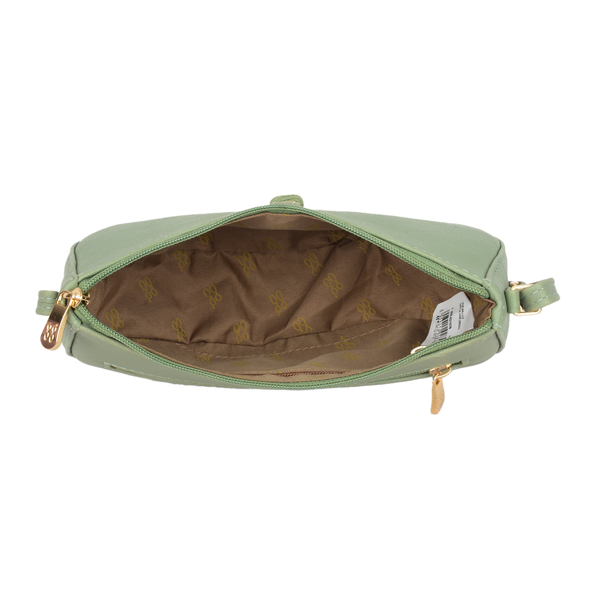 Mallu Green Small Saddle Sling Bag