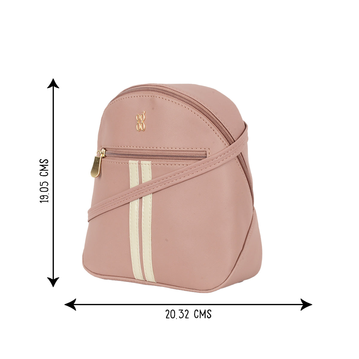 Obivy Pink Oversize Haversack Bag
