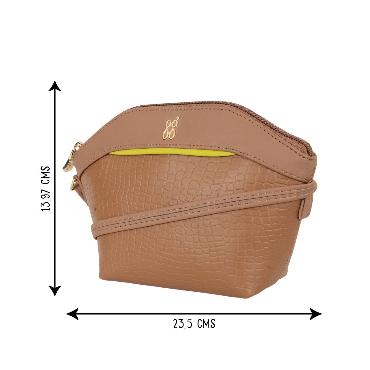 Opie Beige XXS Bowling Sling Bags