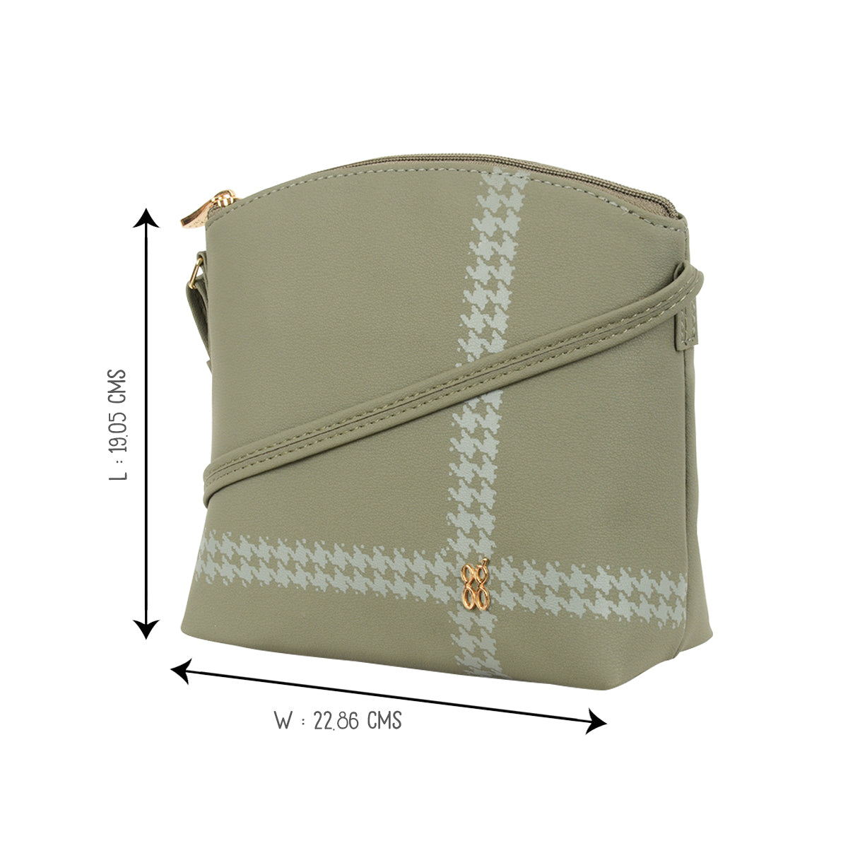 Pathway Green Oversized Bowling Sling Bag