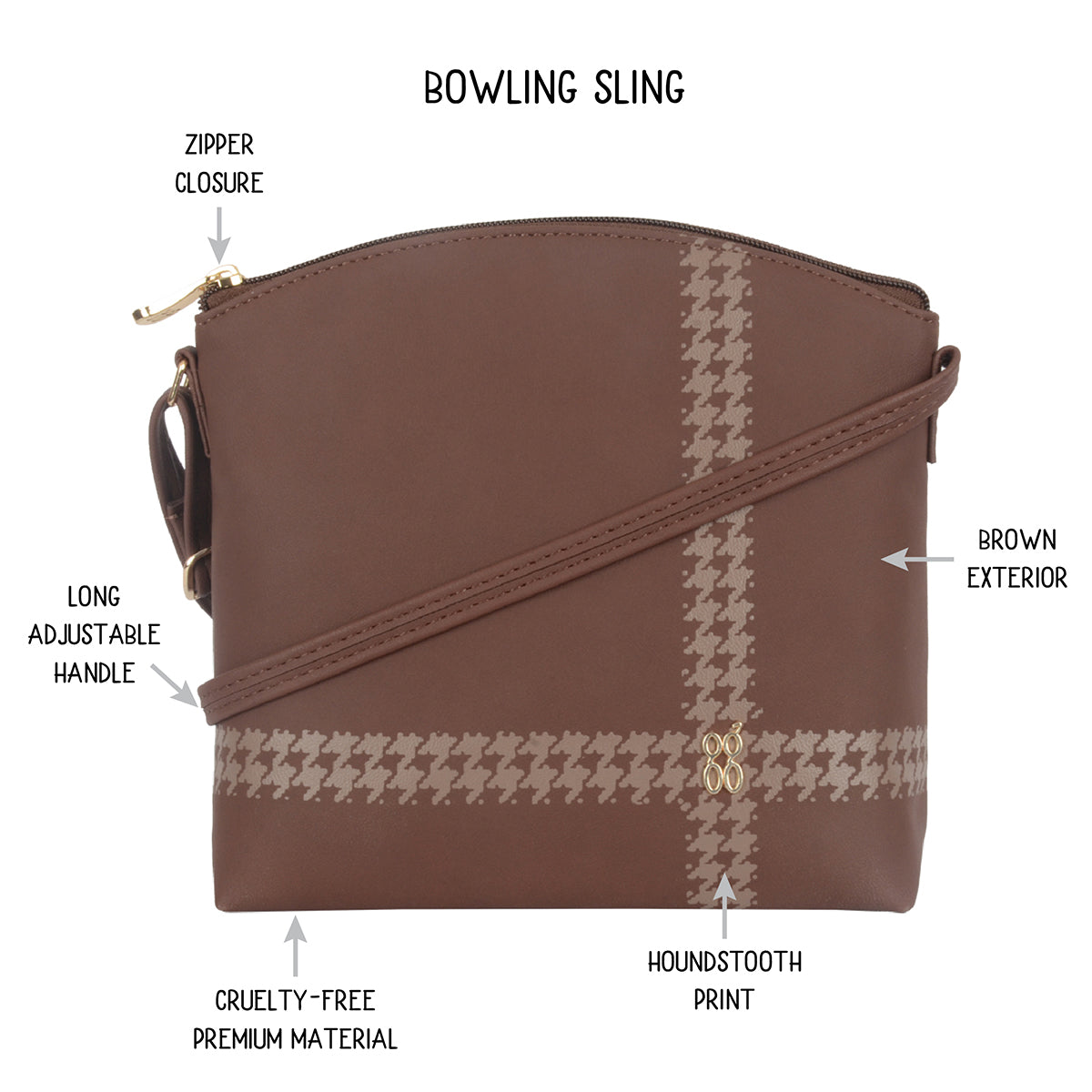 Pathway Brown XL Bowling Sling Bags
