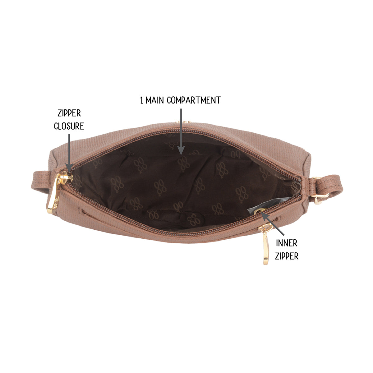 Potis Brown XL Saddle Sling Bags