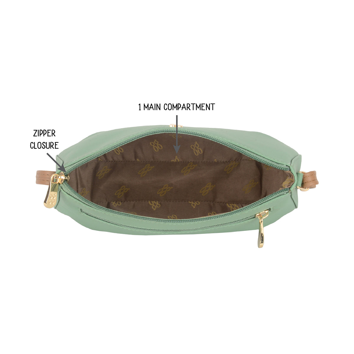 Reboo Green XL Saddle Sling Bags