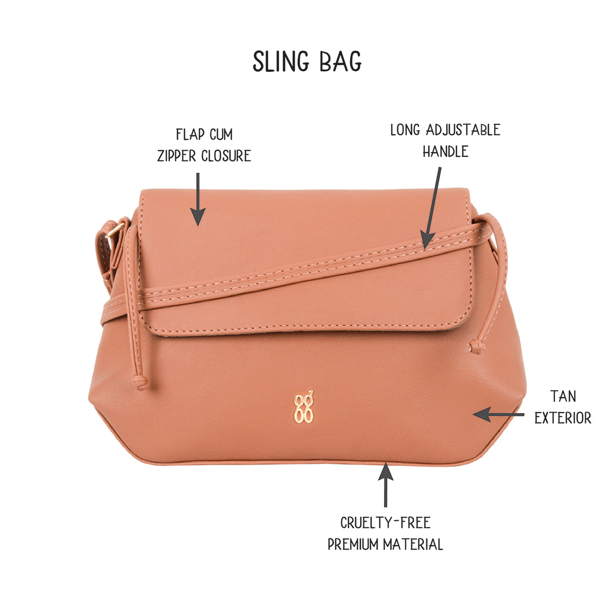 Ryuno Tan XS Satchel Sling Bags
