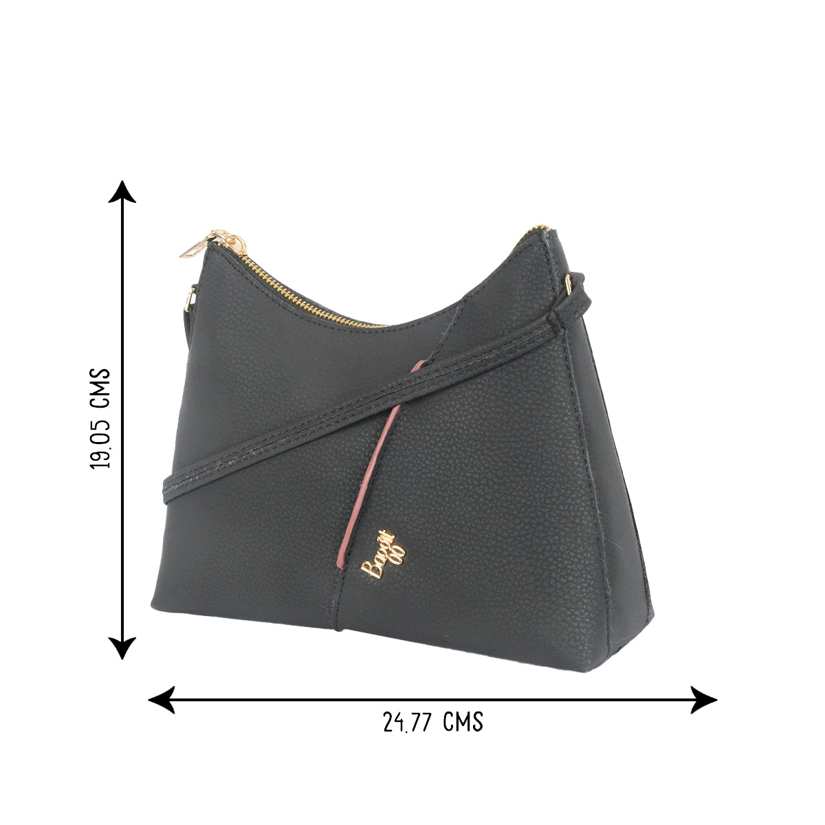Almost Black XS Hobo Sling Bags