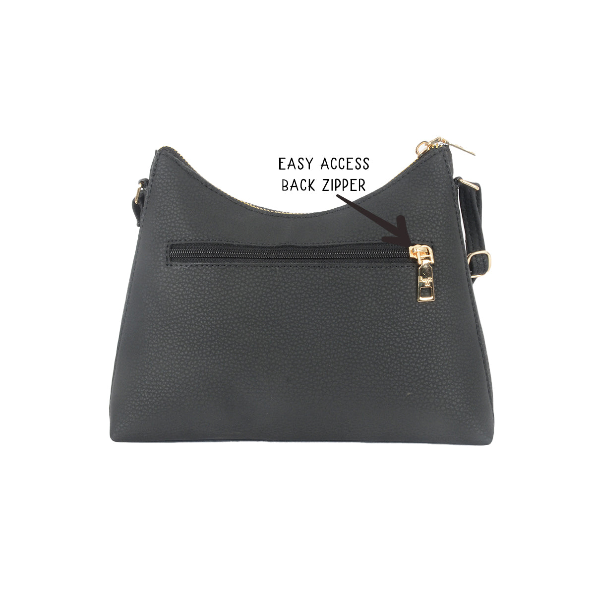 Almost Black XS Hobo Sling Bags