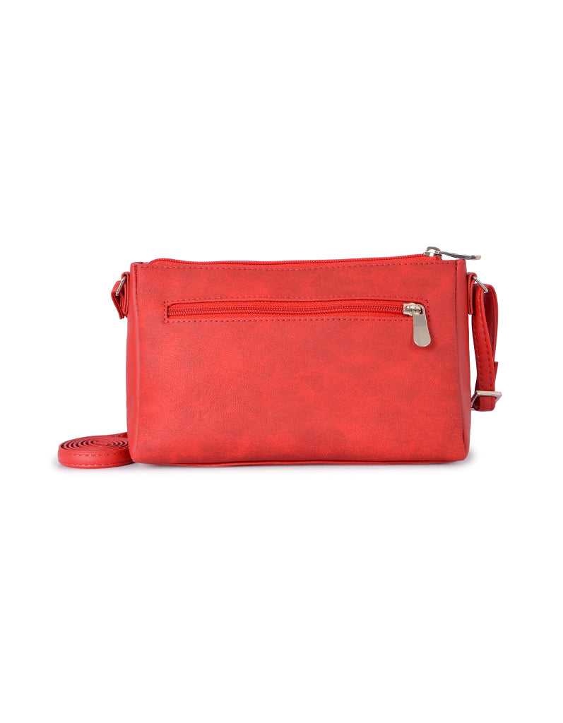 Bahamas Red Large Baguette Sling Bag