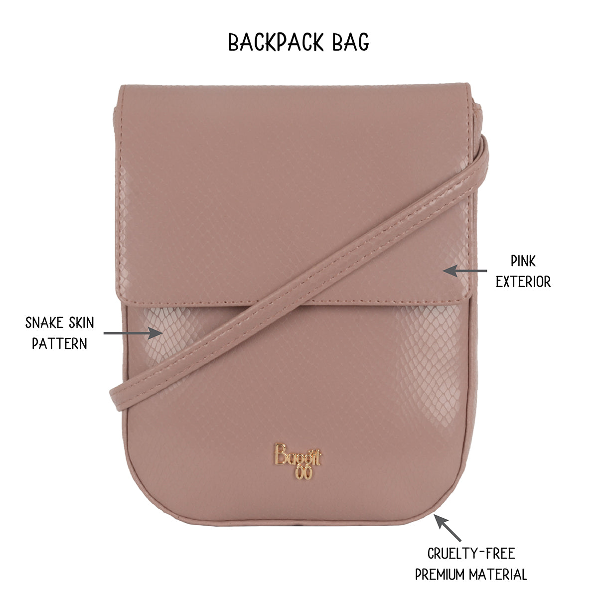 Bamako Pink XS Backpack Sling Bags