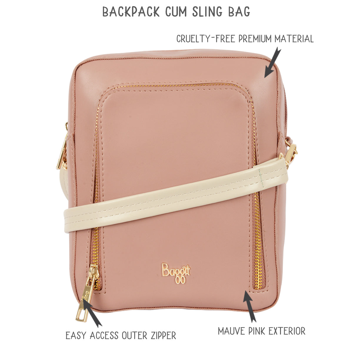 Bamboo Pink Xs Sling Bag