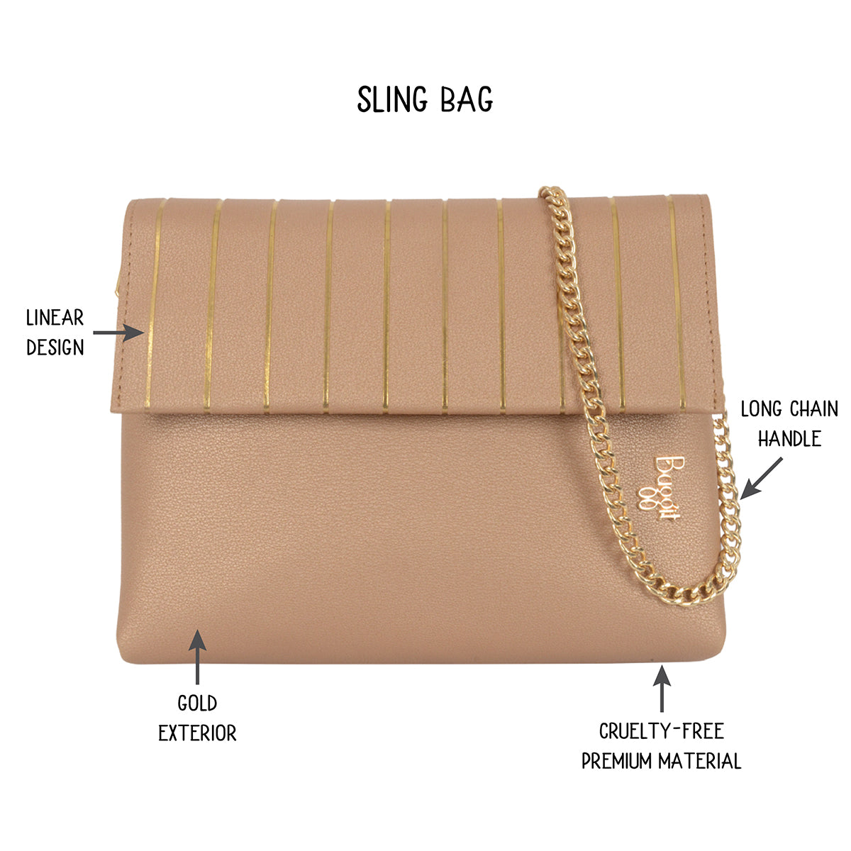 Bestie Gold XXS Tote Sling Bags