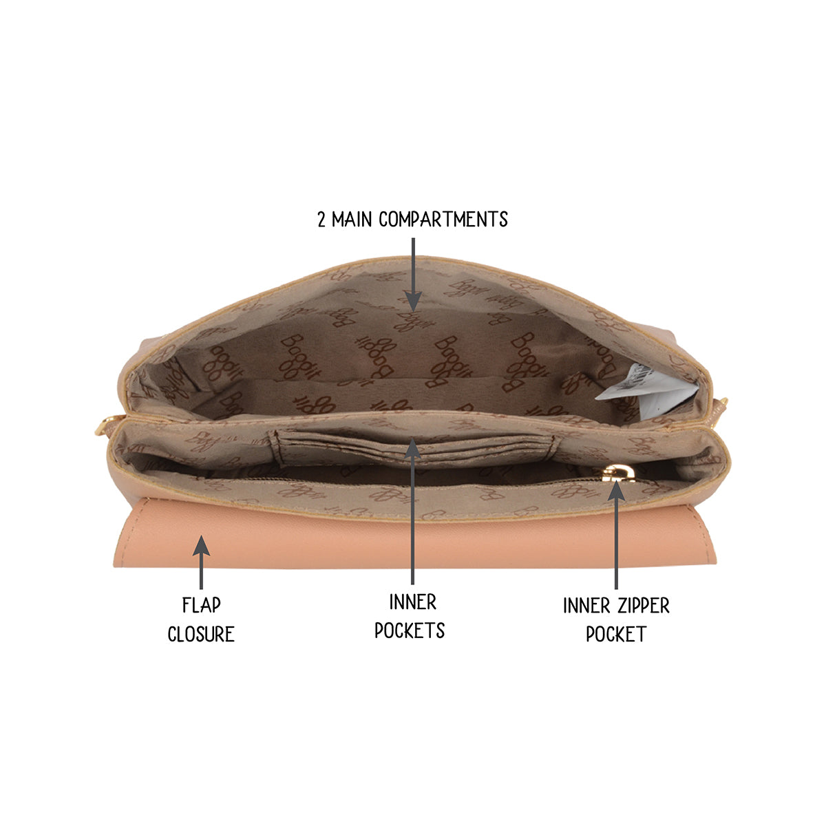 Bestie Gold XXS Tote Sling Bags