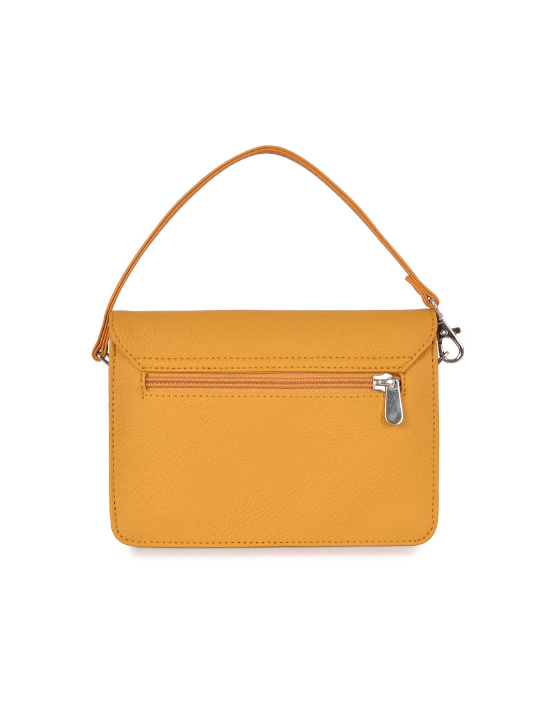 Bira Yellow Large Satchel Sling Bag