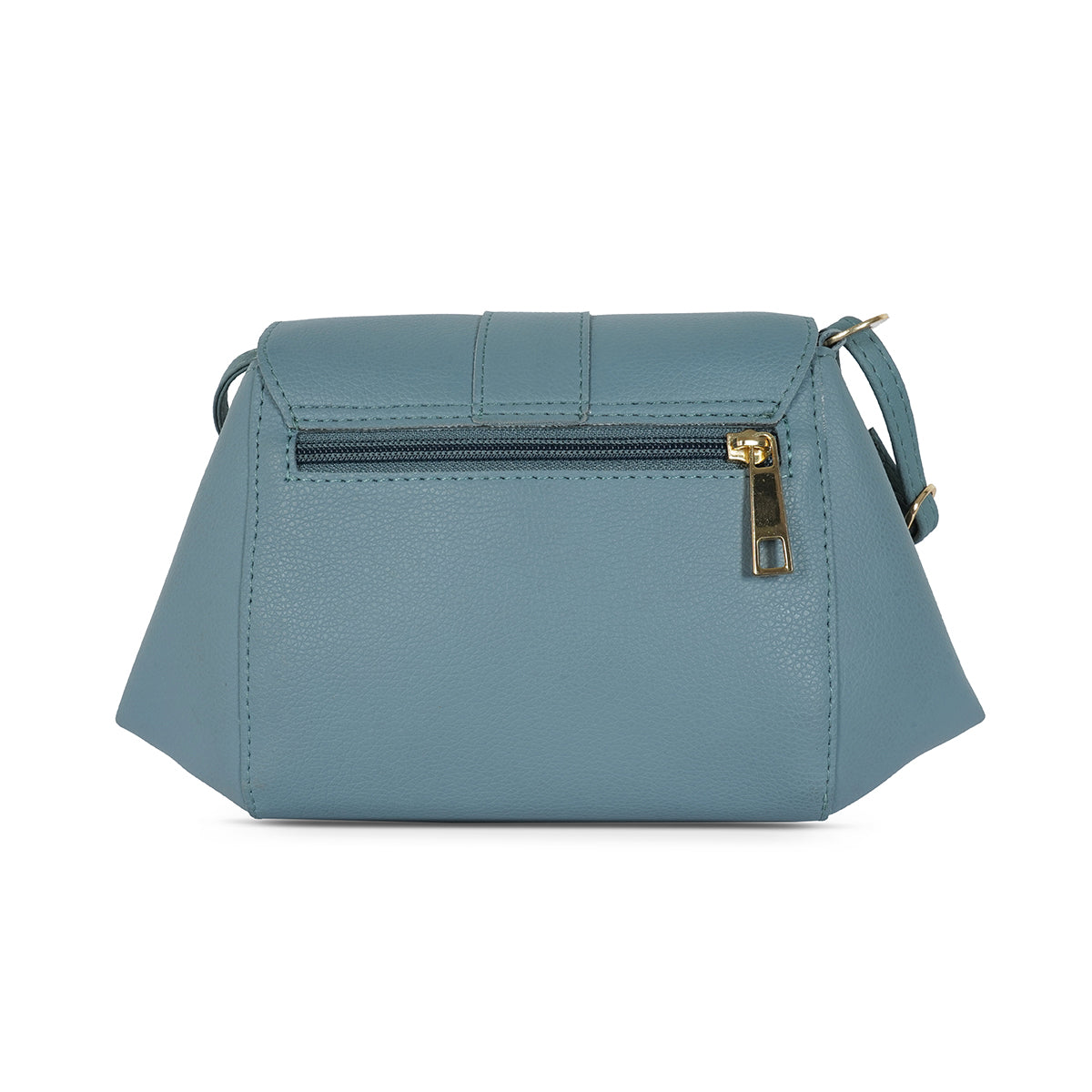 Crispello Blue Oversize Satchel Sling Bag