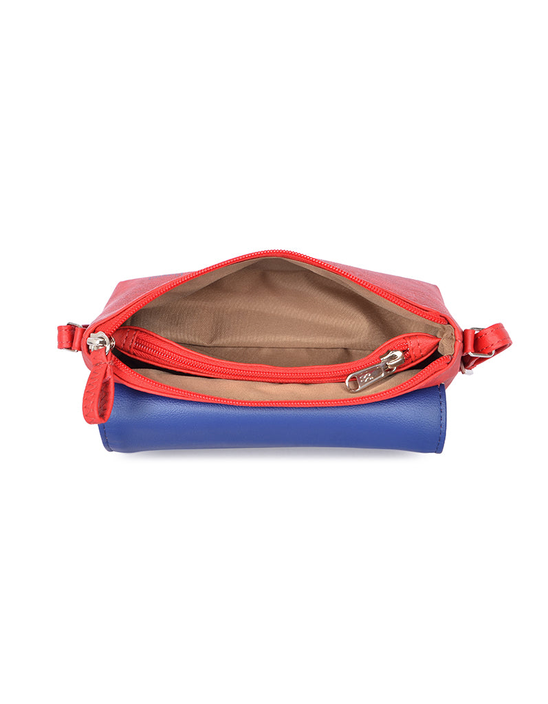 Croxy Red Large Satchel Sling Bag