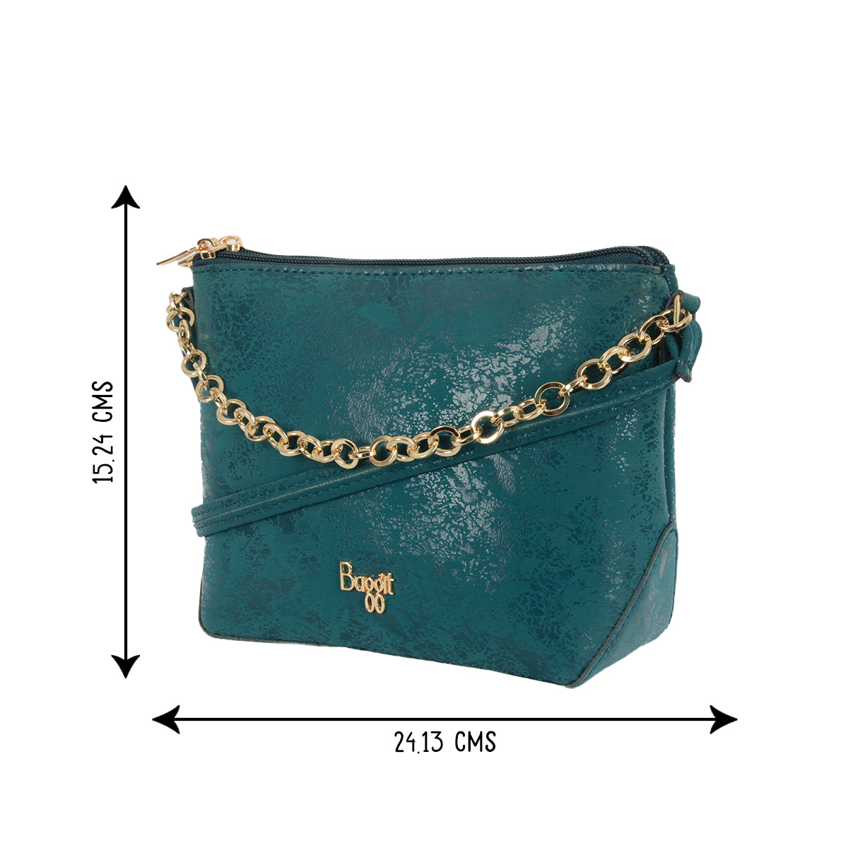 Denver Green XXS Baguette Sling Bags