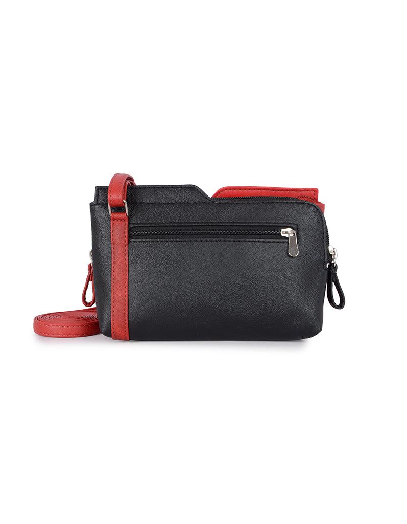 Dicy Red Large Satchel Sling Bag