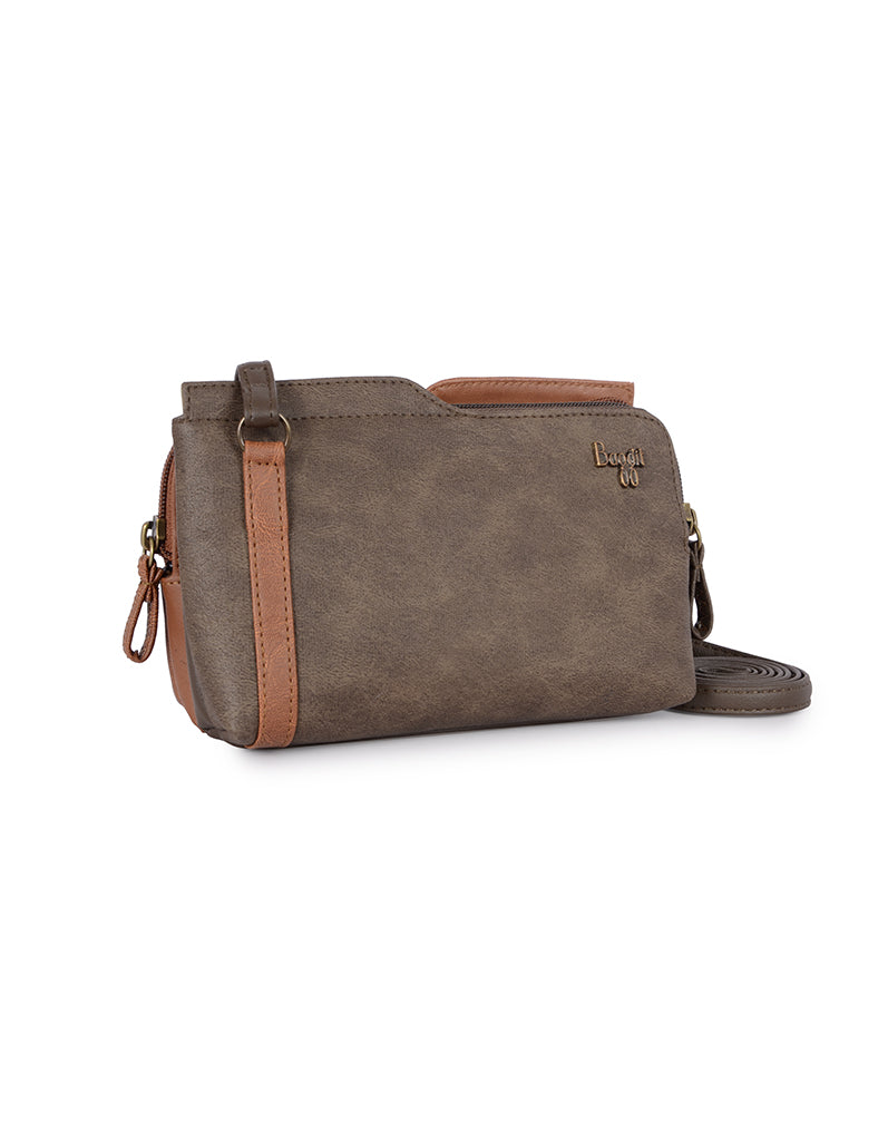 Dicy Brown Large Satchel Sling Bag