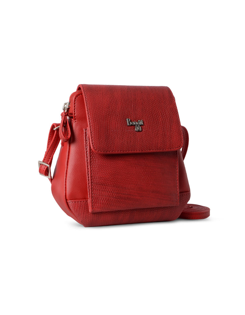 Dropbox Red Oversize Satchel Sling Bag