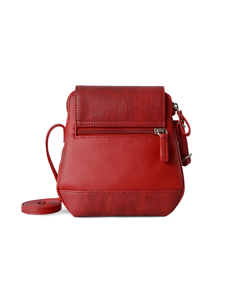 Dropbox Red Oversize Satchel Sling Bag
