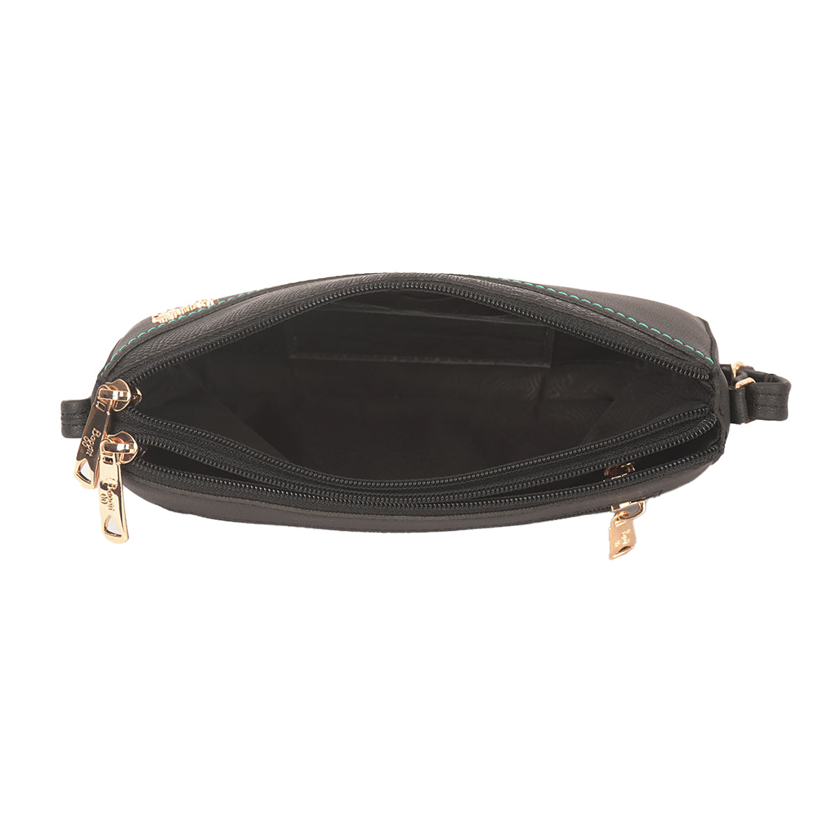 Gosh Black Large Baguette Sling Bags