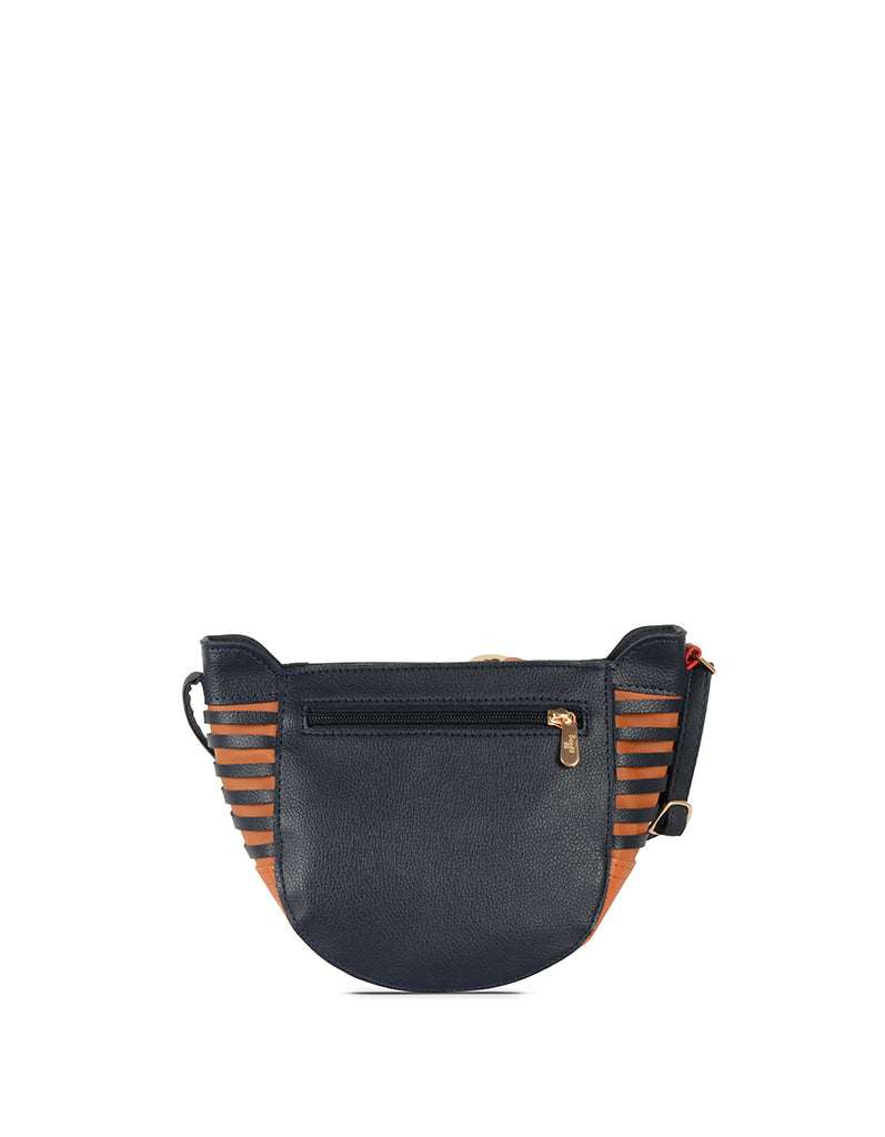 Hideout Blue Oversize Hobo Sling Bag