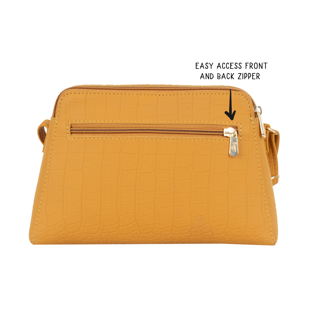 Itlay Mustard Small Camera Sling Bag